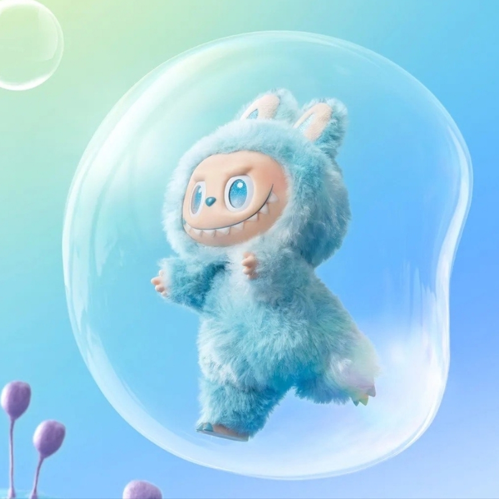 🧋♡Authentic🧋♡Labubu Plush Character Hope - Light Blue